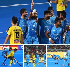 भारतीय हॉकी टीम फाइनल में मलेशिया को पराजित कर एशियाई चैंपियंस ट्रॉफी पर कब्जा जमा लिया।
भारतीय टीम इस टूर्नामेंट में चौथी बार चैंपियन बनी है इसके साथ ही भारत टूर्नामेंट को सबसे ज्यादा बार जीतने वाली टीम बन गई।
चेन्नई के राधाकृष्णन स्टेडियम में खेली गई फाइनल में टीम इंडिया हाफ टाइम तक दो गोल से पिछड़ रही थी, पहला गोल भारतीय टीम के तरफ से किया गया लेकिन उसके बाद मलेशियाई टीम हावी हो गई और लगातार तीन गोल कर बढ़त हासिल कर लिया। फिर मुकाबले के आखिरी 2 क्वार्टर में भारतीय खिलाड़ियों ने लगातार तीन गोल दाग कर जीत हासिल कर ली।
इस मुकाबले में भारत की ओर से जुगराज सिंह ,कप्तान हरमनप्रीत सिंह ,गुरजंट सिंह ,आकाशदीप सिंह ने गोल दागे।